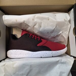 Jordan Red and Black Sneakers